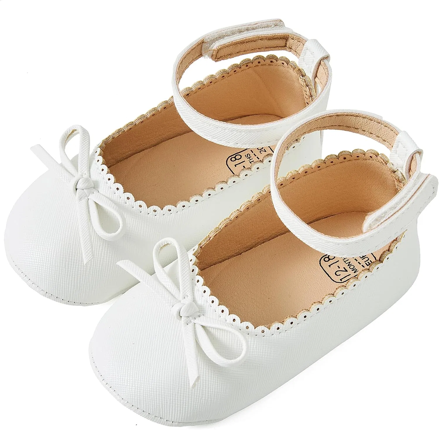 Детские туфли Мэри Джейн для девочек JOYEBUY, White