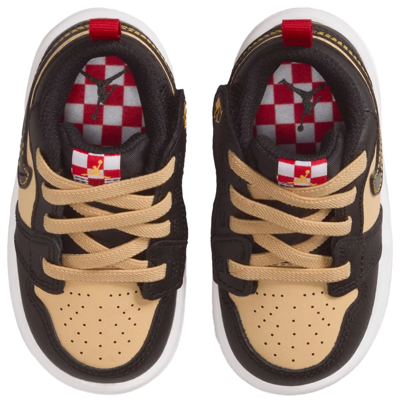 Кроссовки для мальчиков Jordan Retro 1 Low ALT SE Uni, цвет Red/Tan — фото 4