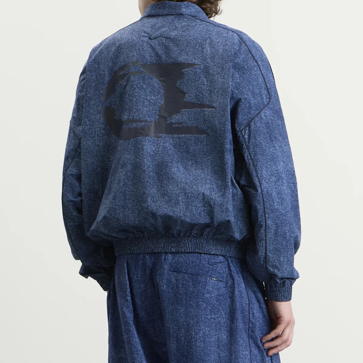 Куртка Nike Club Rules AOP Full Zip Jacket, Work Blue Volt & Obsidian — фото 3