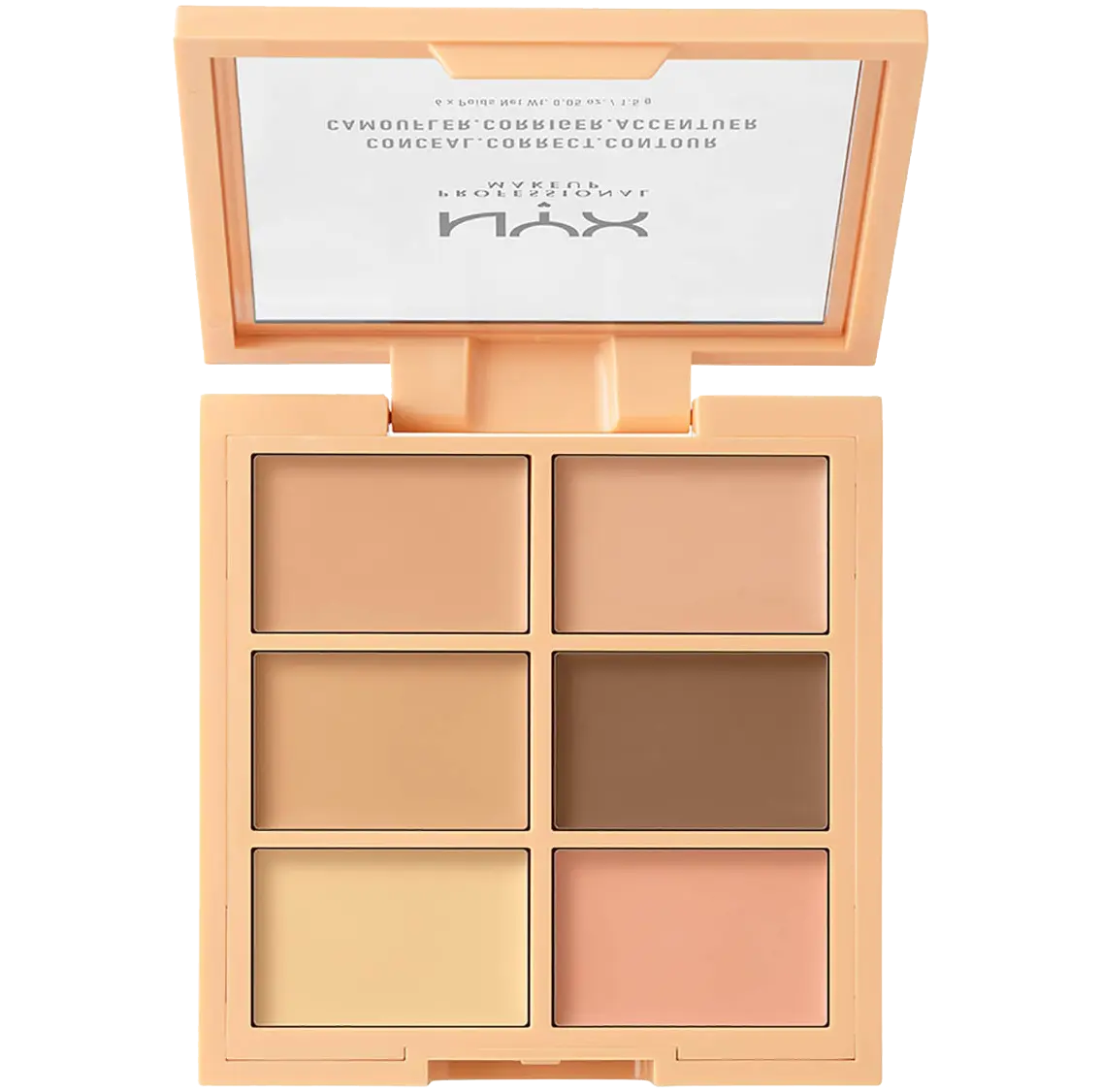 Палитра консилеров для лица NYX Professional Makeup Conceal, Correct, Contour, light, 1.5 г — фото 3