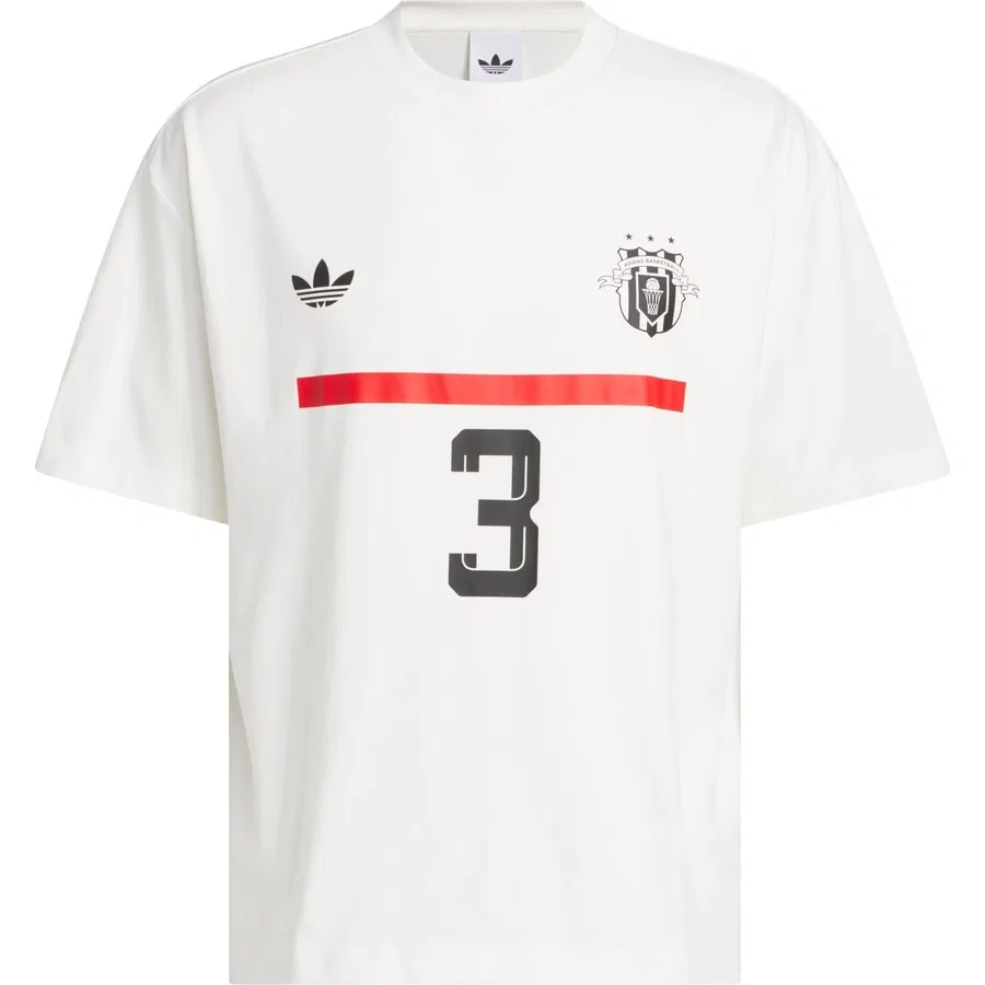 Футболка с принтом Jabbar GFX adidas Originals, Белый — фото 3