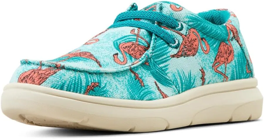 Детские туфли-лоферы для мальчиков Hilo Ariat, Flamingo Print