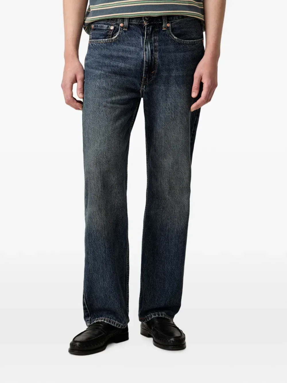 Джинсы 565 с эффектом выцветания Levi'S, синий