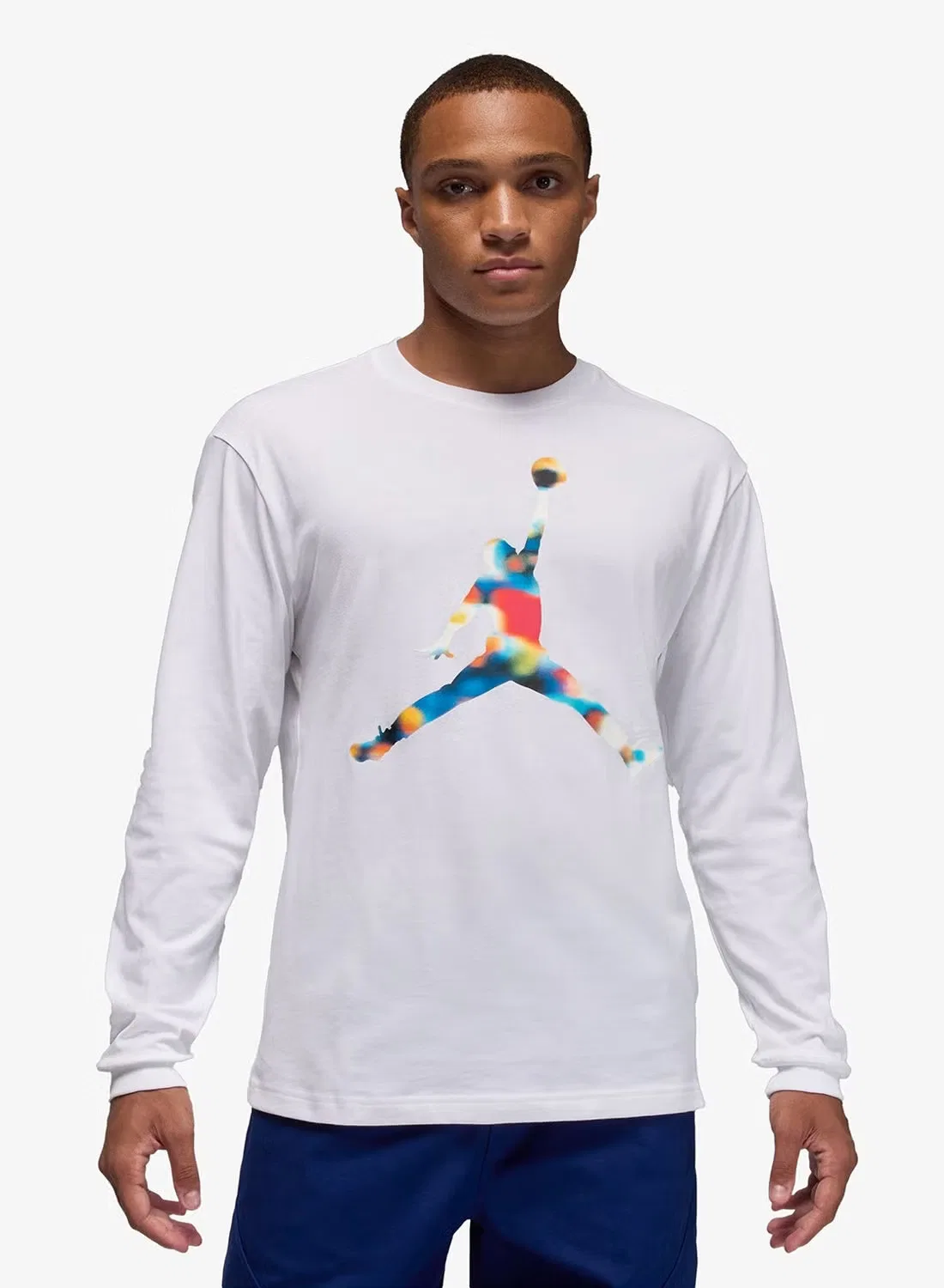 Футболка с принтом Flight mountainside graphic Jordan, белая