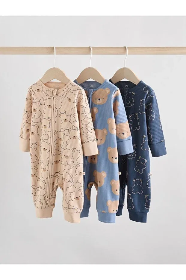 Детский комбинезон с длинным рукавом комплект из 3 предметов Next Baby, Multicolor