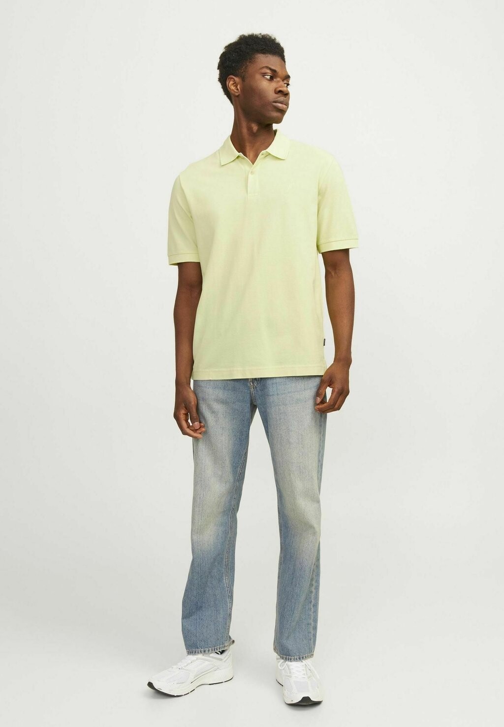 

Рубашка поло EINFARBIG Jack & Jones, желтый