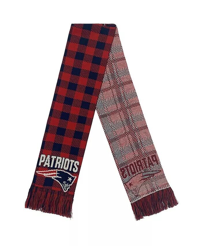 

Женский клетчатый шарф с цветными блоками New England Patriots Foco, синий