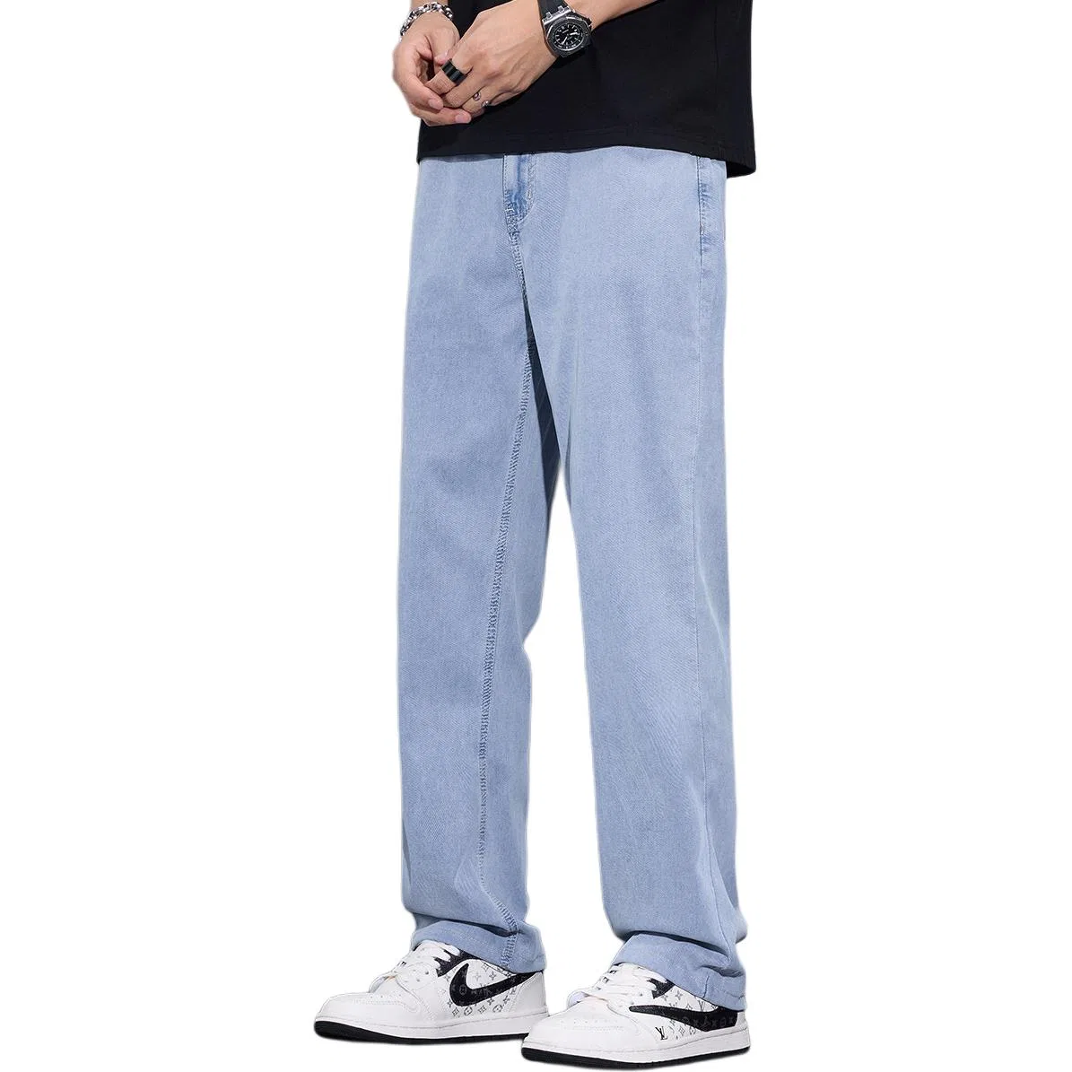 Детские джинсы свободного кроя Tonlion, Light Blue