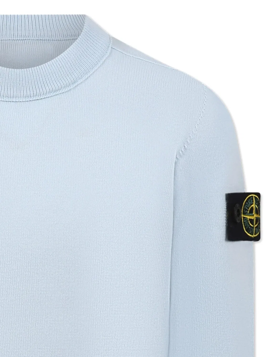 Худи из органического хлопка Stone Island, синий — фото 3