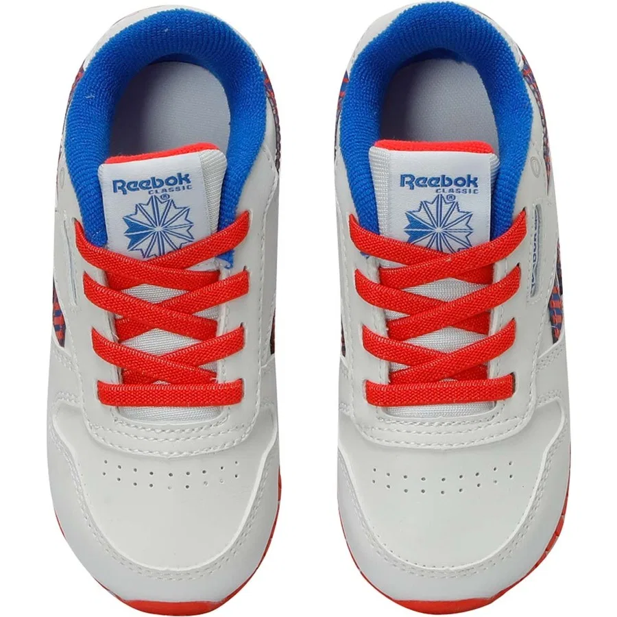 Детские кроссовки с подсветкой Reebok Step N' Flash 2.0 Elas Beyaz, Светло-синий/Белый — фото 4