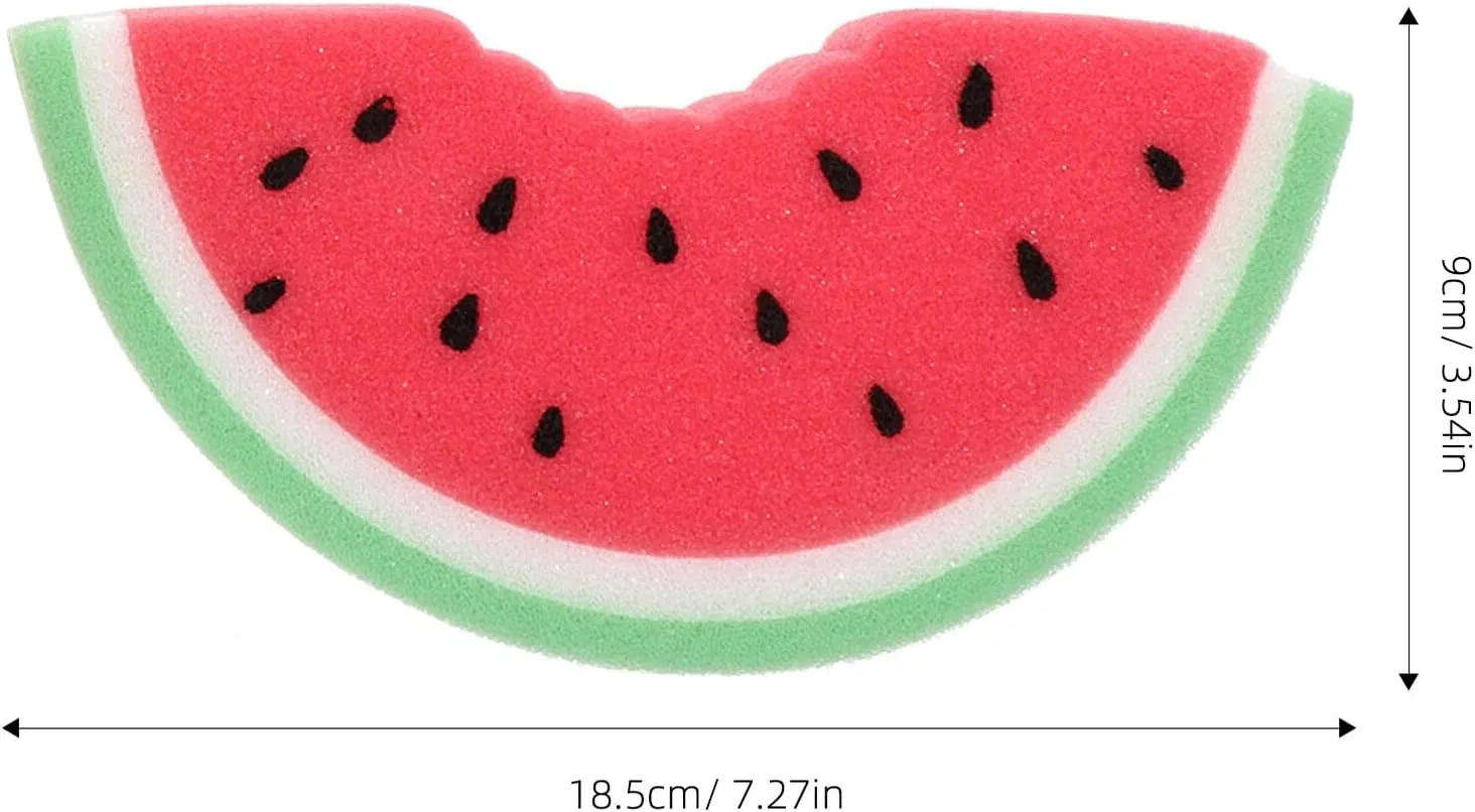 Набор мочалок для душа Fruit Shape, VALICLUD, 4 шт, ассорти — фото 3