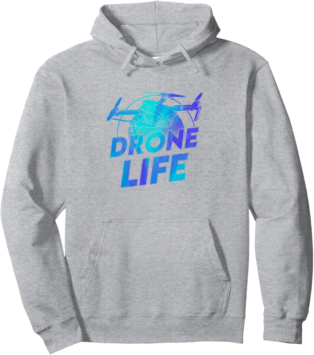 

Худи с графическим изображением летающего квадрокоптера Drone Life и пилота радиоуправляемого дрона Drone Pilot Gift Idea Quadcopter Rc Drone, серый