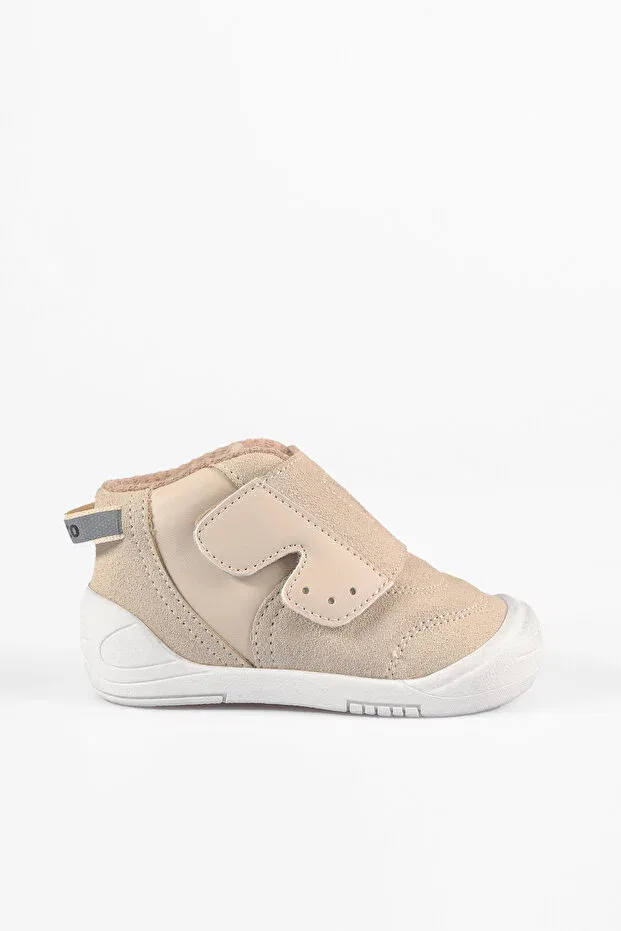 Детские ботинки для девочек на липучке Vicco, Beige