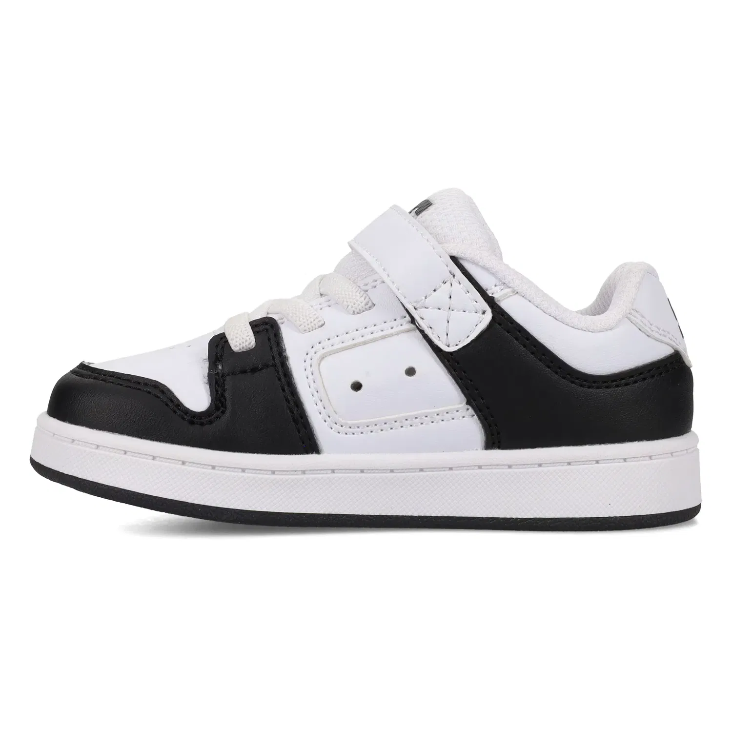 Детские кроссовки для мальчиков с шнуровкой DC Shoes, Negro / Blanco — фото 3
