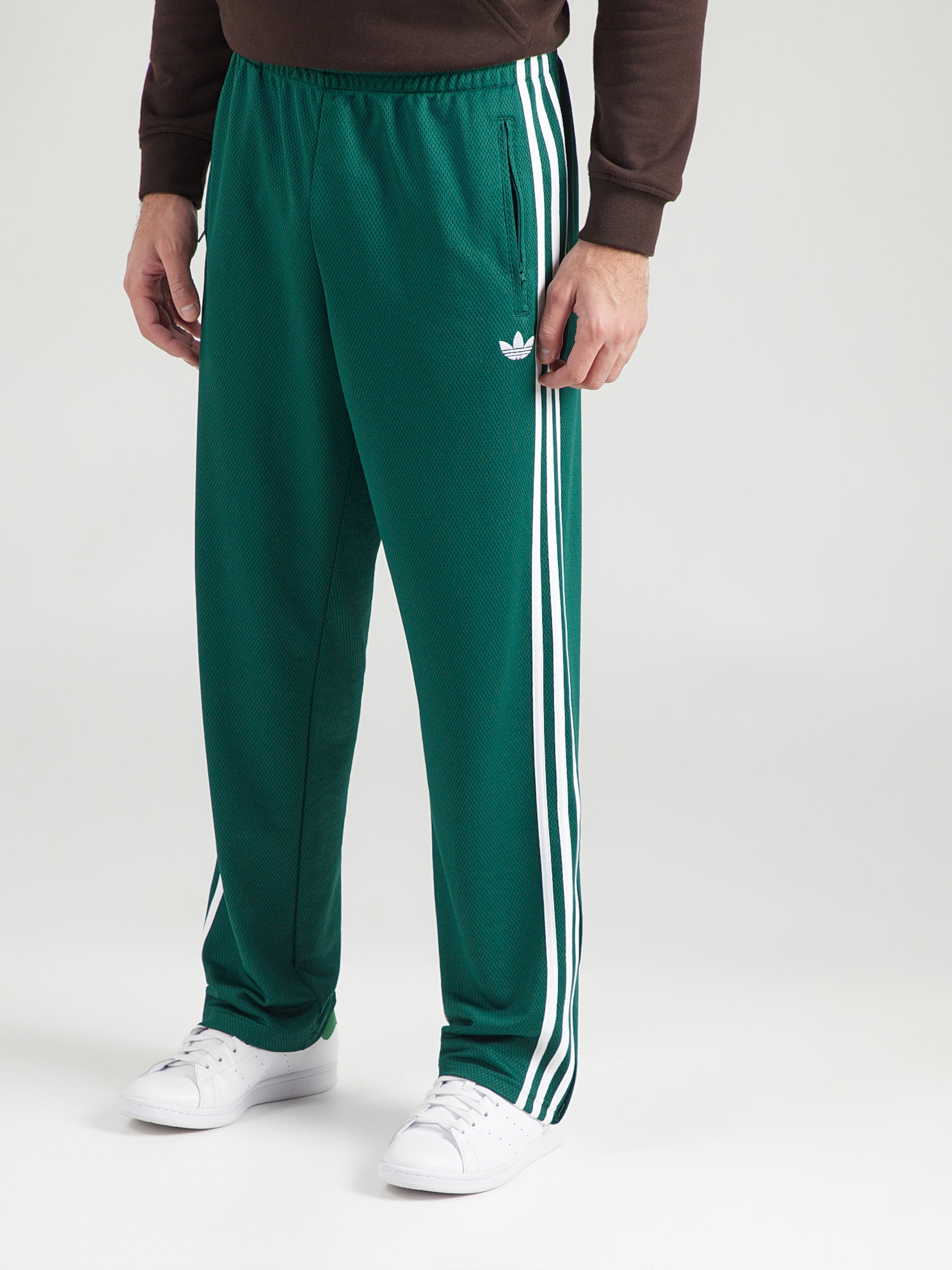 Adidas Originals Штаны Regular 'FIREBIRD' в зеленом цвете — фото 3