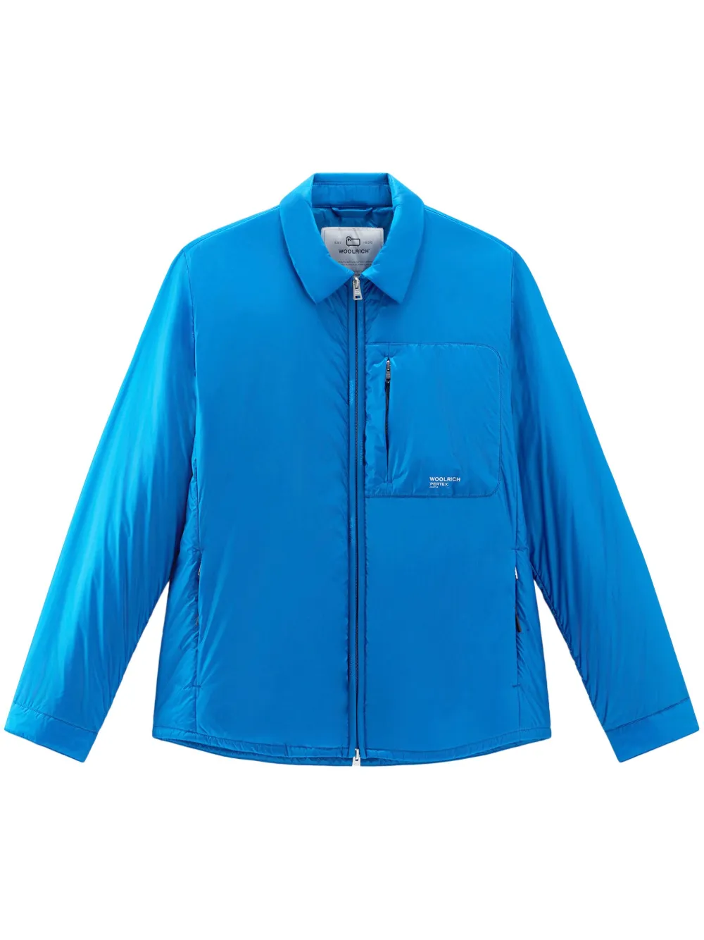 

Утепленная куртка-рубашка Pertex WOOLRICH, синий
