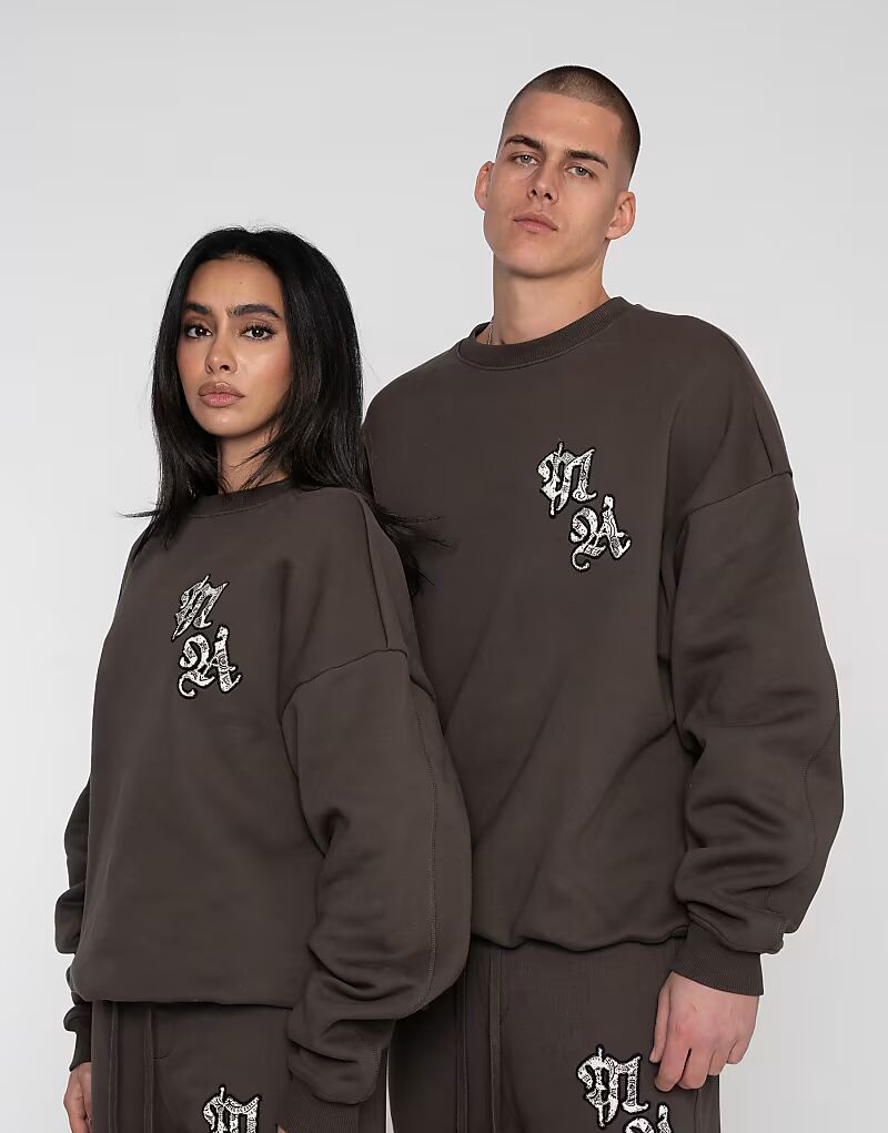 

Multiply Apparel - Stencil - Толстовка оверсайз в цвете «кофе по-турецки»