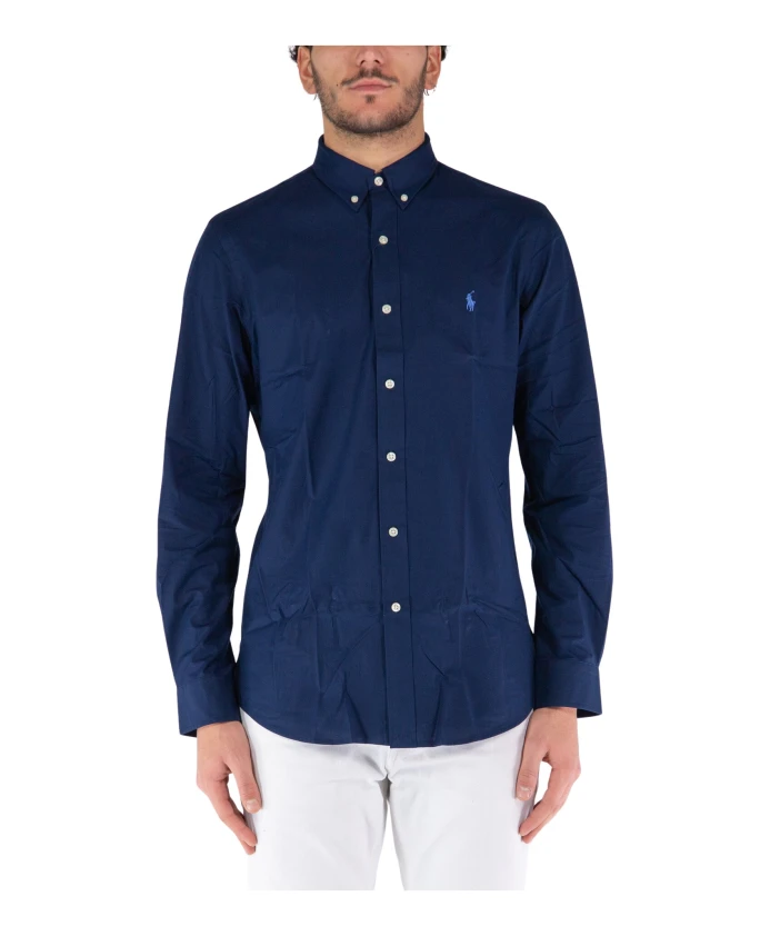 

Обычная рубашка Polo Ralph Lauren, синий