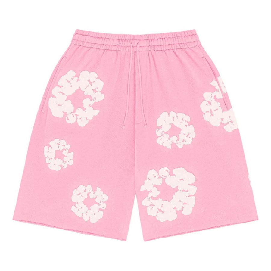 

Спортивные шорты Denim Tears Cotton Wreath Logo Shorts 'Pink White', розовый
