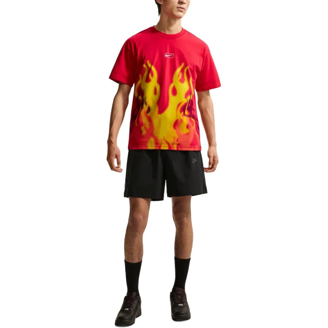Футболка Nike Red Crew Neck — фото 4