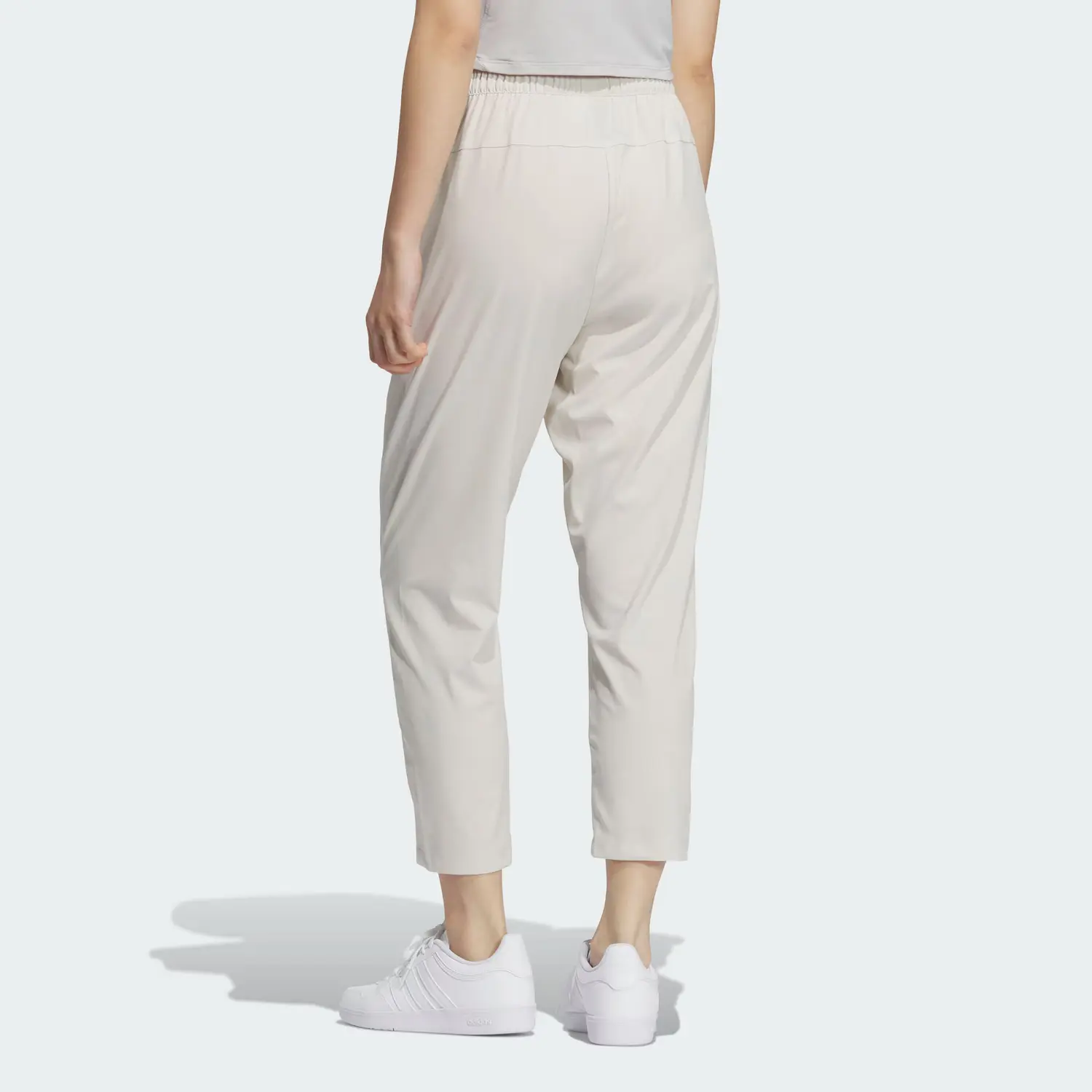 Adidas Эластичные вязаные спортивные штаны Women's Bauxite Brown — фото 3