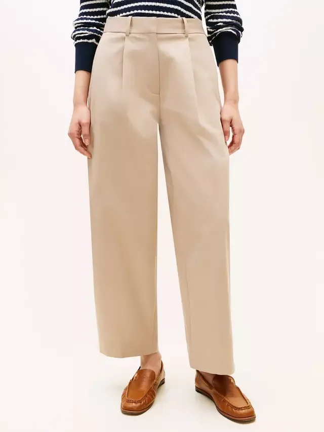 Брюки с бочкообразными штанинами Tommy Hilfiger, Beige