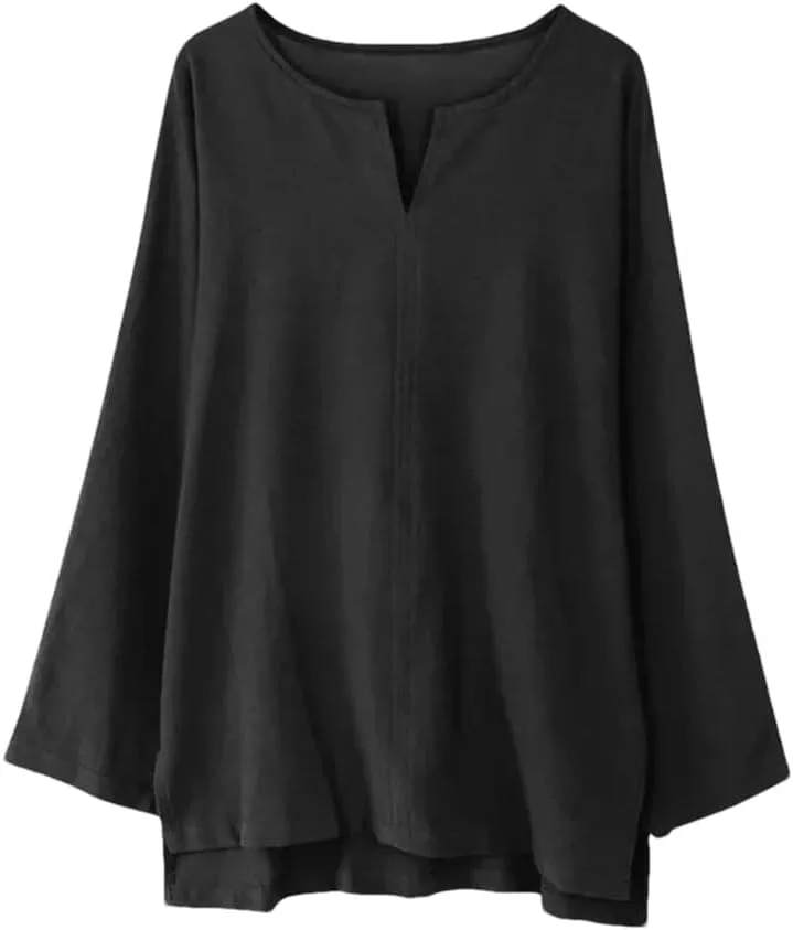 

Мужская футболка с V-образным вырезом, Solid Color, Large, легкая