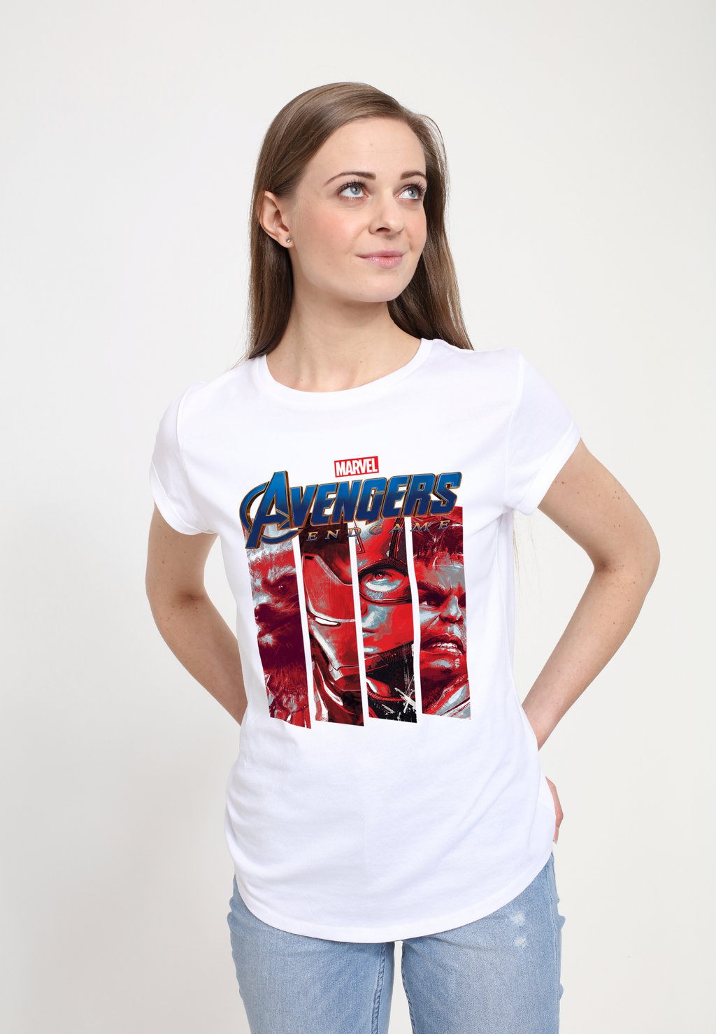 

Футболка с принтом AVENGERS ENDGAME FOUR STRONG Henry Tiger, белый