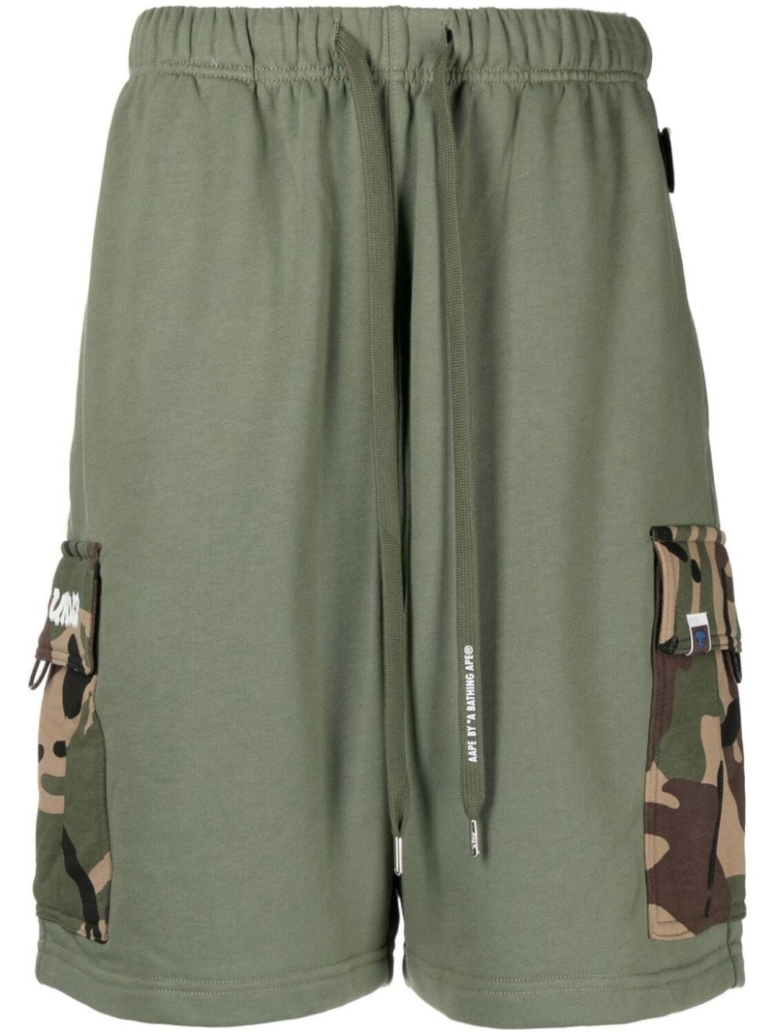 

Камуфляжные шорты карго Ape Head AAPE BY *A BATHING APE, зеленый