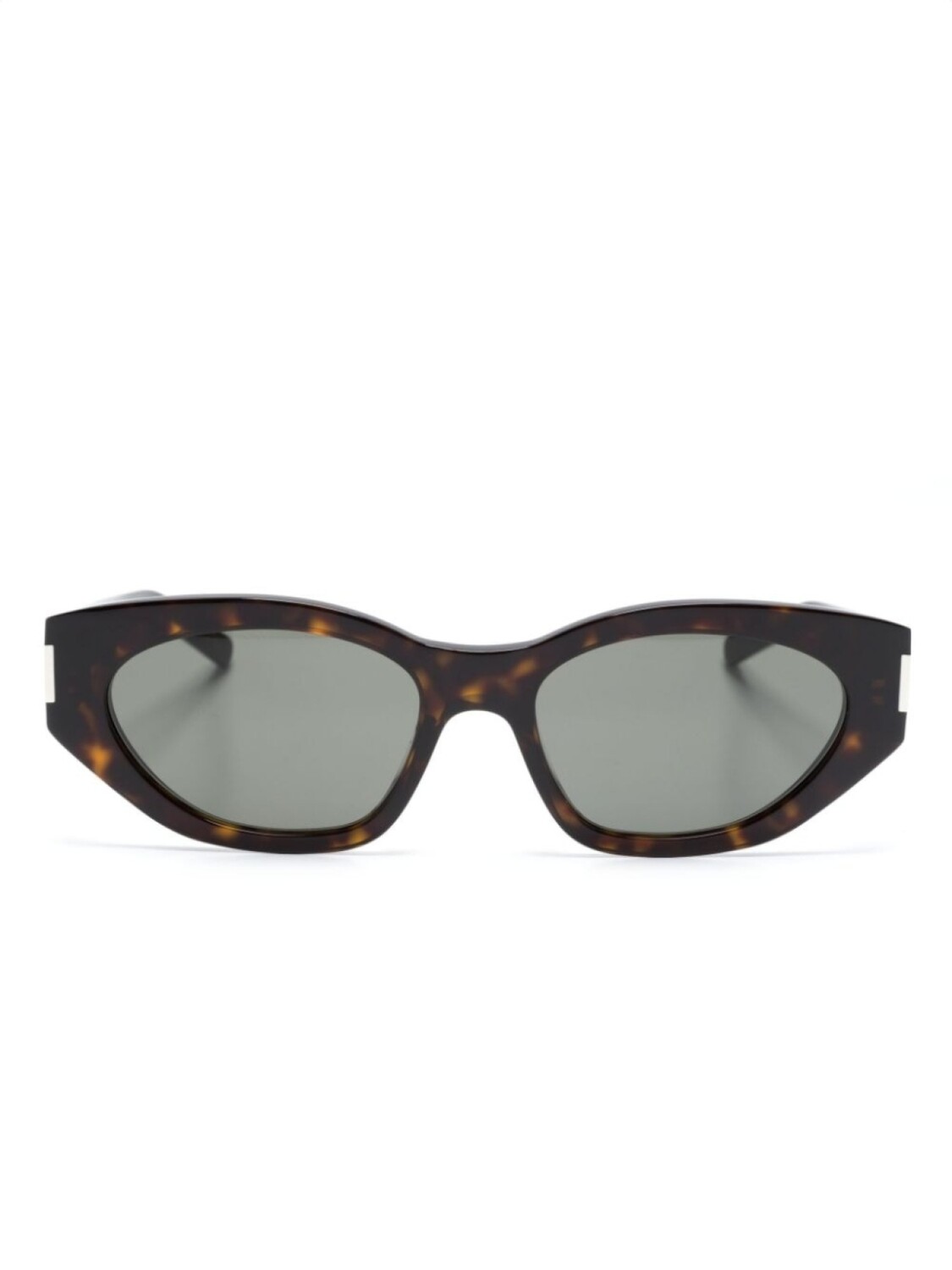 

Saint Laurent Eyewear солнцезащитные очки в оправе 'кошачий глаз', коричневый