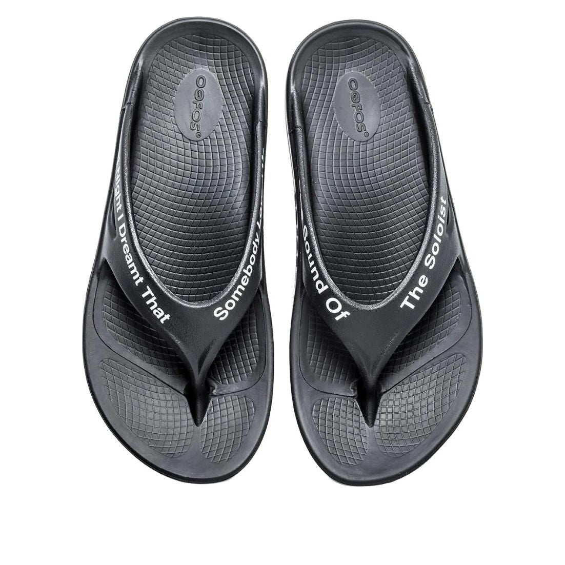 Oofos x Takahiromiyashita The Soloist The Sound of The Soloist Flip-Flop 'Black' — фото 3