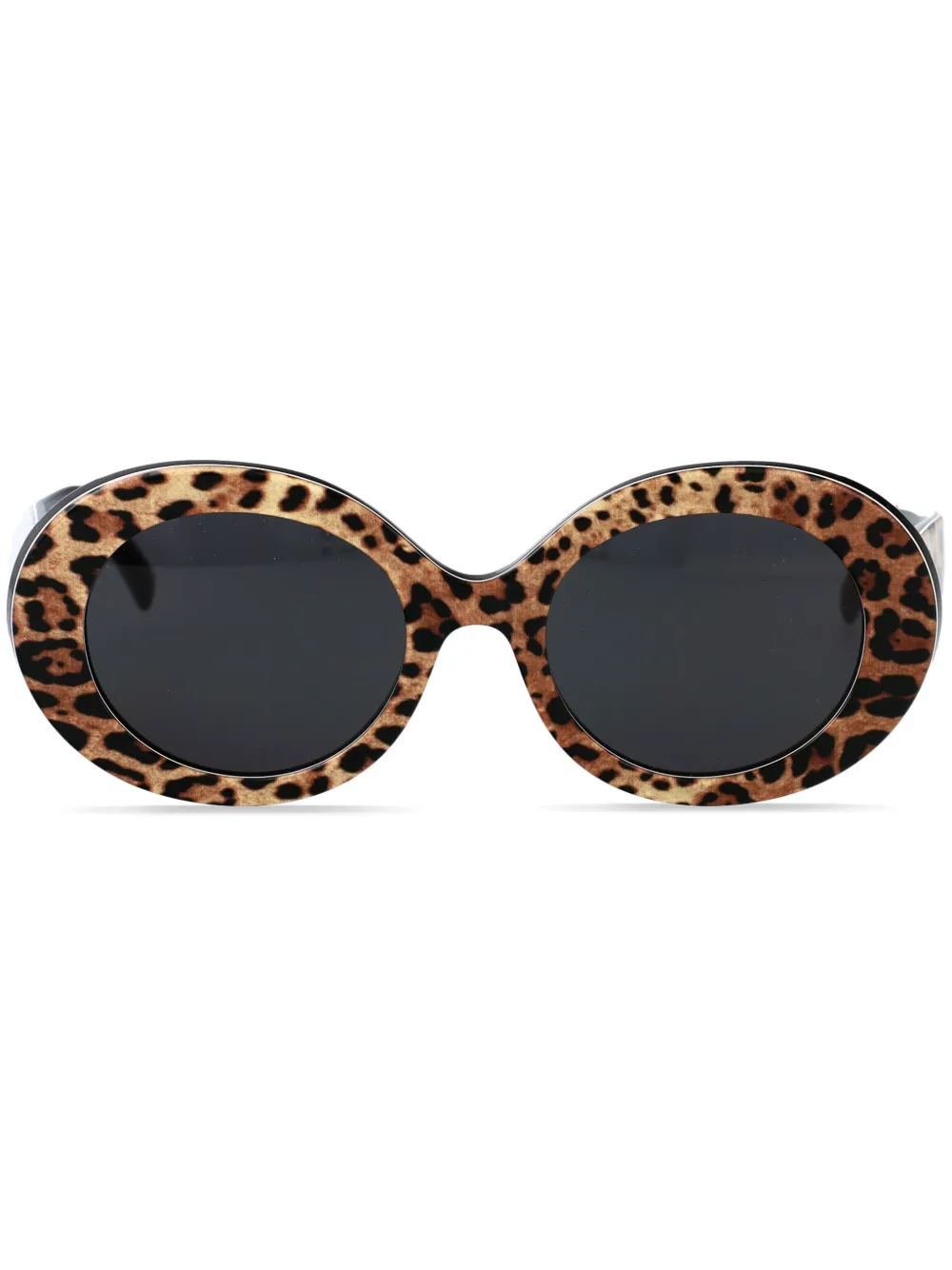 

Солнцезащитные очки с леопардовым принтом Dolce & Gabbana Eyewear, коричневый
