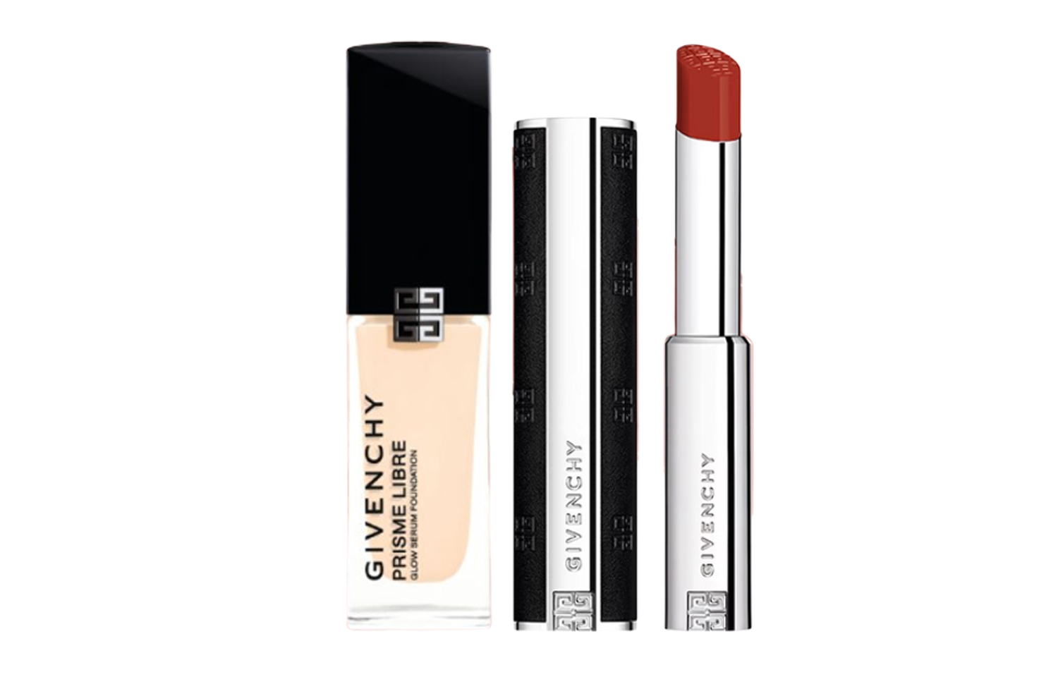 Тональная основа Radiant Essence с сатиновым финишем и блеск для губ Givenchy — фото 4