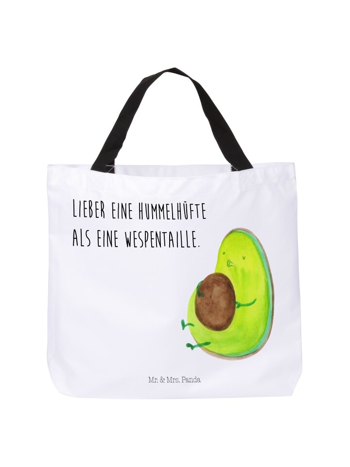 

Сумка-шоппер Mr & Mrs Panda Avocado Pfeifen, белый