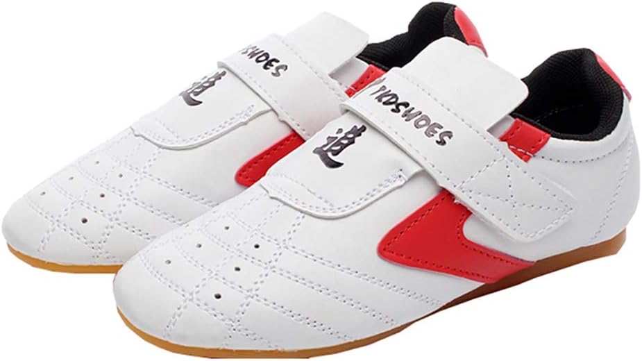 

Детские кроссовки для тхэквондо, бокса, карате, кунг-фу, тайцзи, легкие кроссовки для спорта, тренажерного зала и боевых искусств для мальчиков и девочек Auhoho, красный