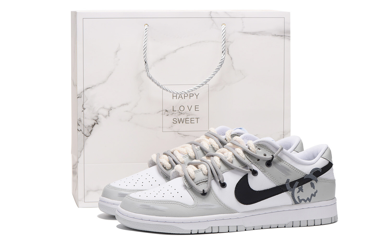 

Кроссовки Nike Dunk Skateboard Shoes Men Low-Top White