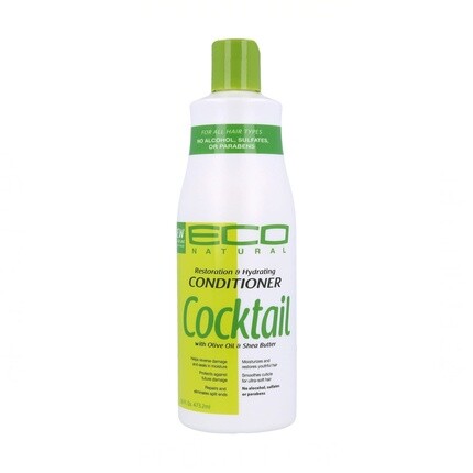 

Кондиционер Eco Cocktail с оливковым маслом и маслом ши, 473 мл — упаковка из 2 шт., Eco Styler