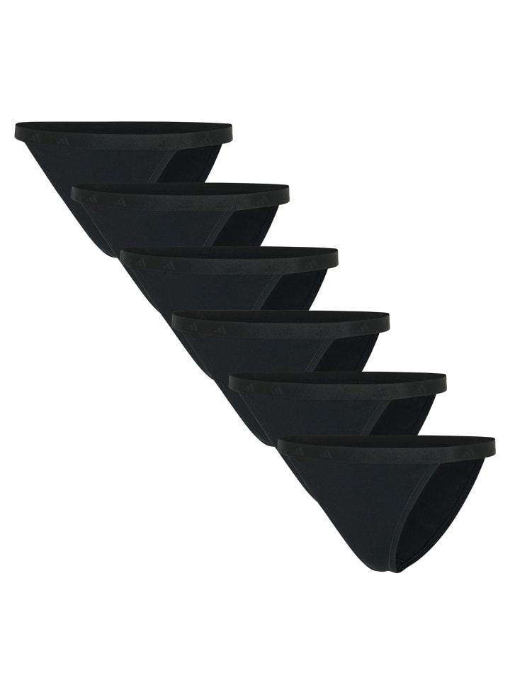 

Adidas Трусы, 6 штук, черные