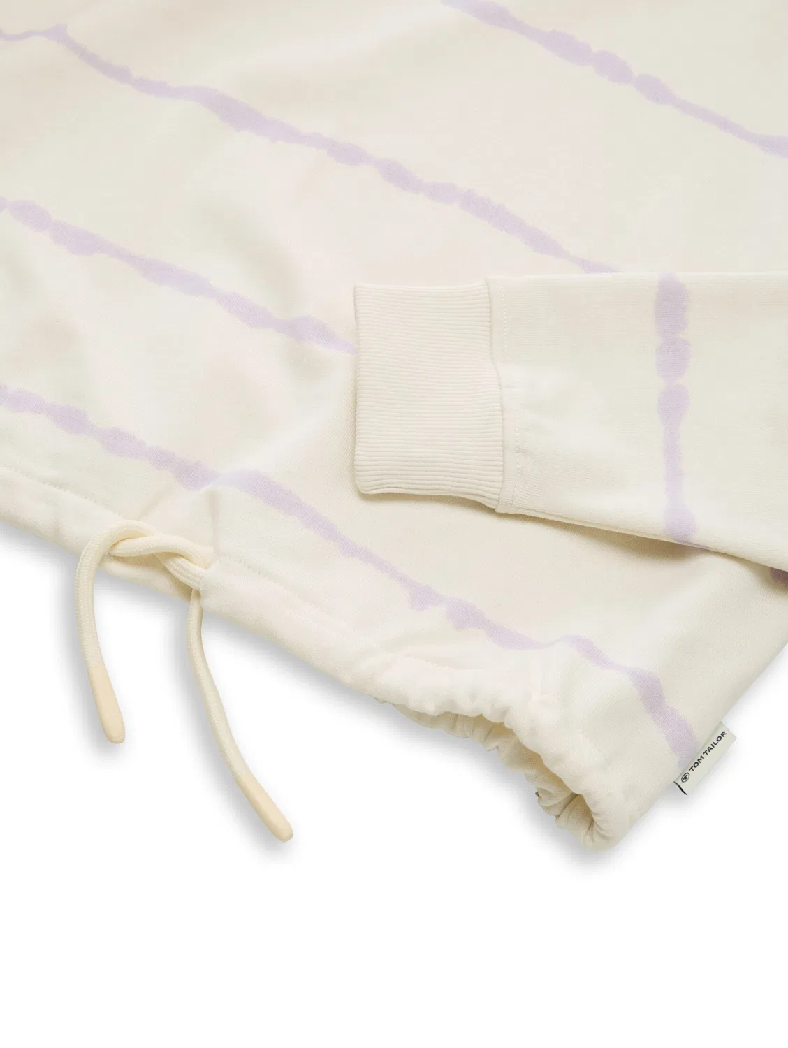 Толстовка Tom Tailor, Beige/Purple — фото 3