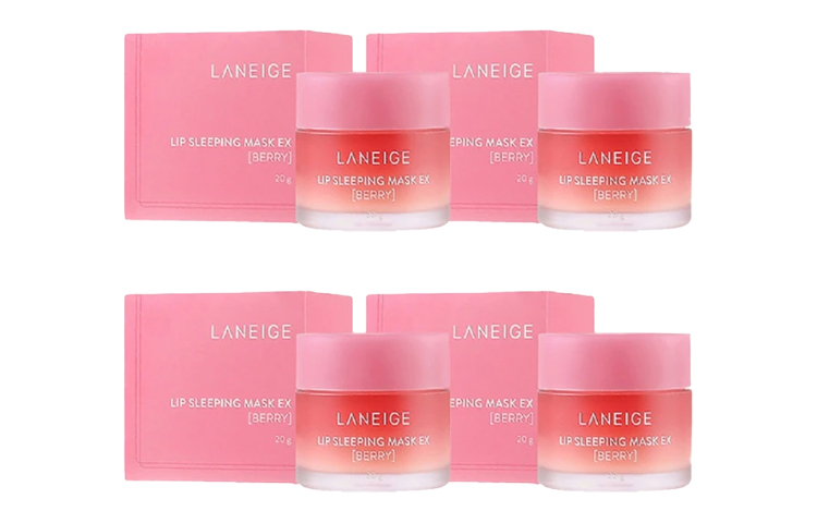 

Ланжи ночной увлажняющий восстанавливающий лип-маск набор для ухода за кожей разглаживающий успокаивающий увлажняющий 20г*3 LANEIGE