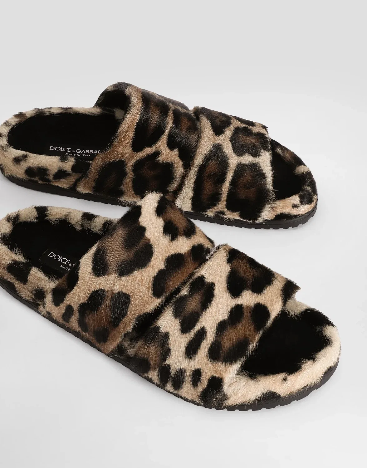 Кожаные сандалии Leo DG Casual из кожи молодого козленка DOLCE & GABBANA, белый — фото 4