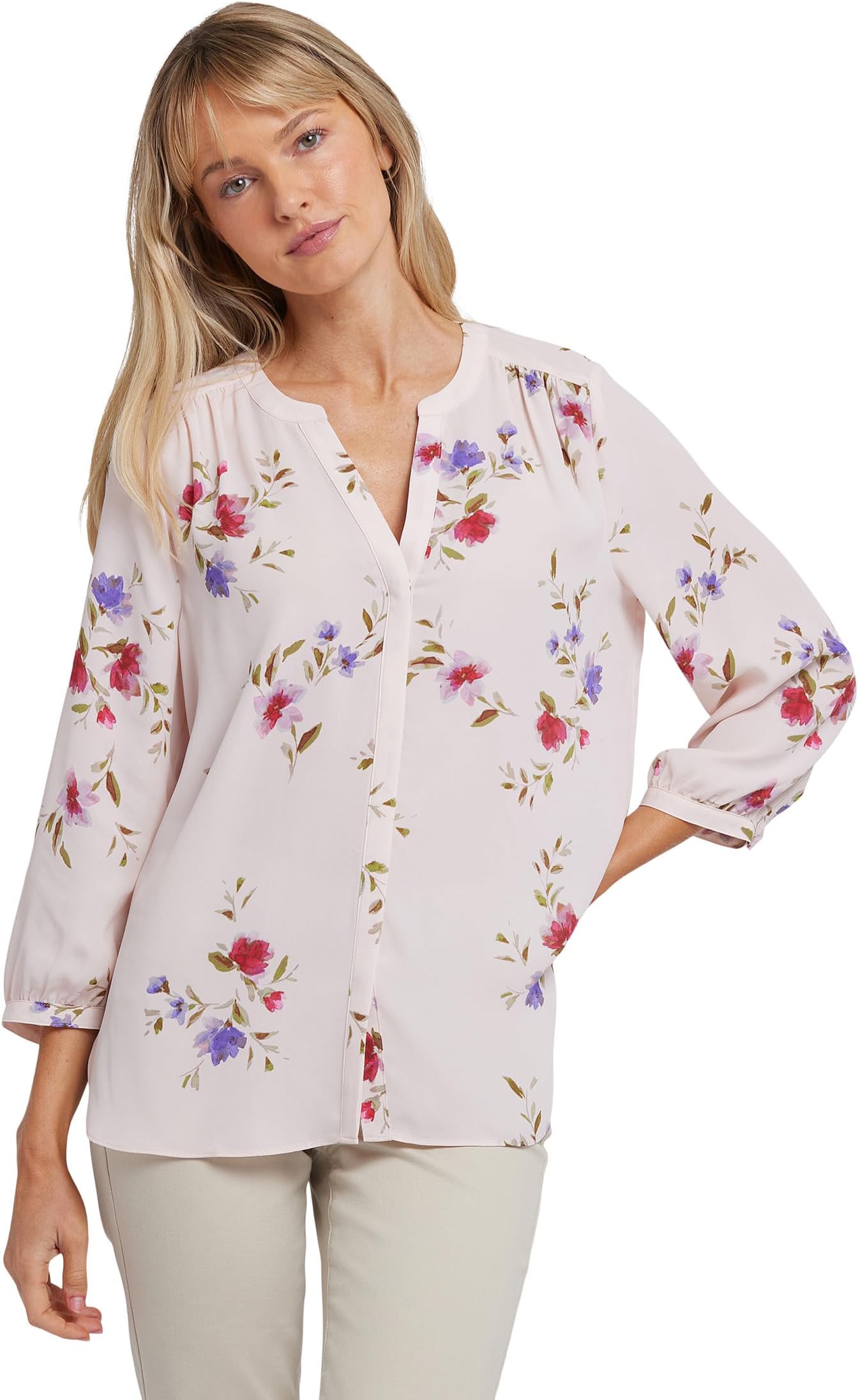

Блуза NYDJ Pintuck Blouse, цвет Lleida