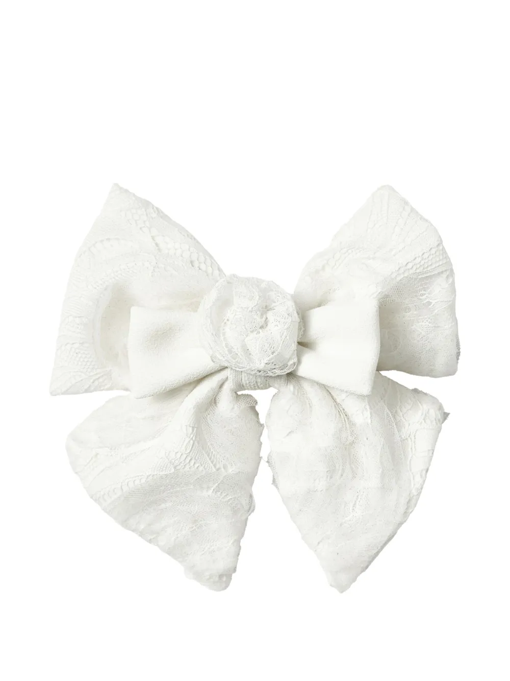 

Резинка для волос с кружевом Self-Portrait Kids, белый