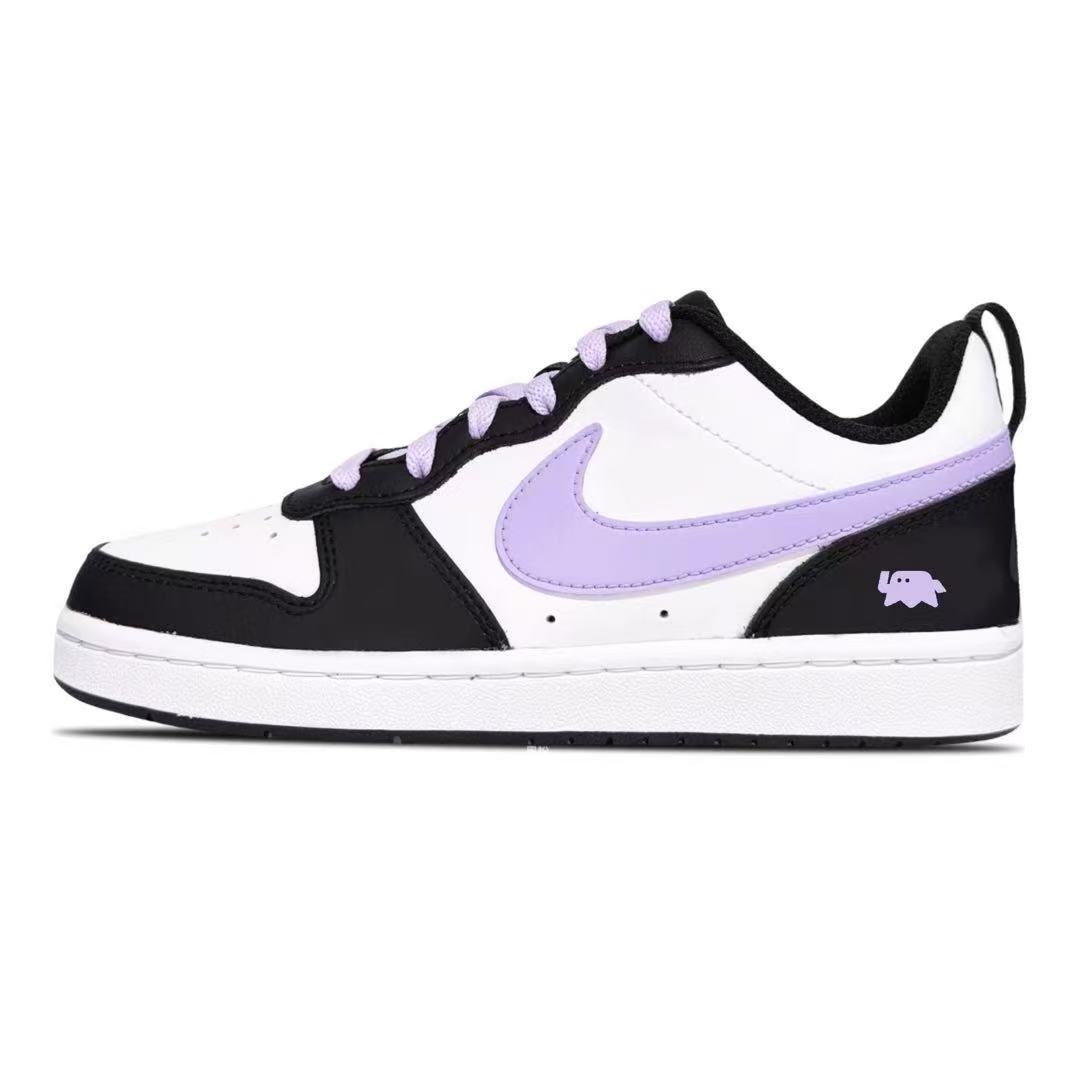 

Court Borough Robot устойчивые к истиранию низкие кроссовки для скейтборда Kids' Nike, фиолетовый