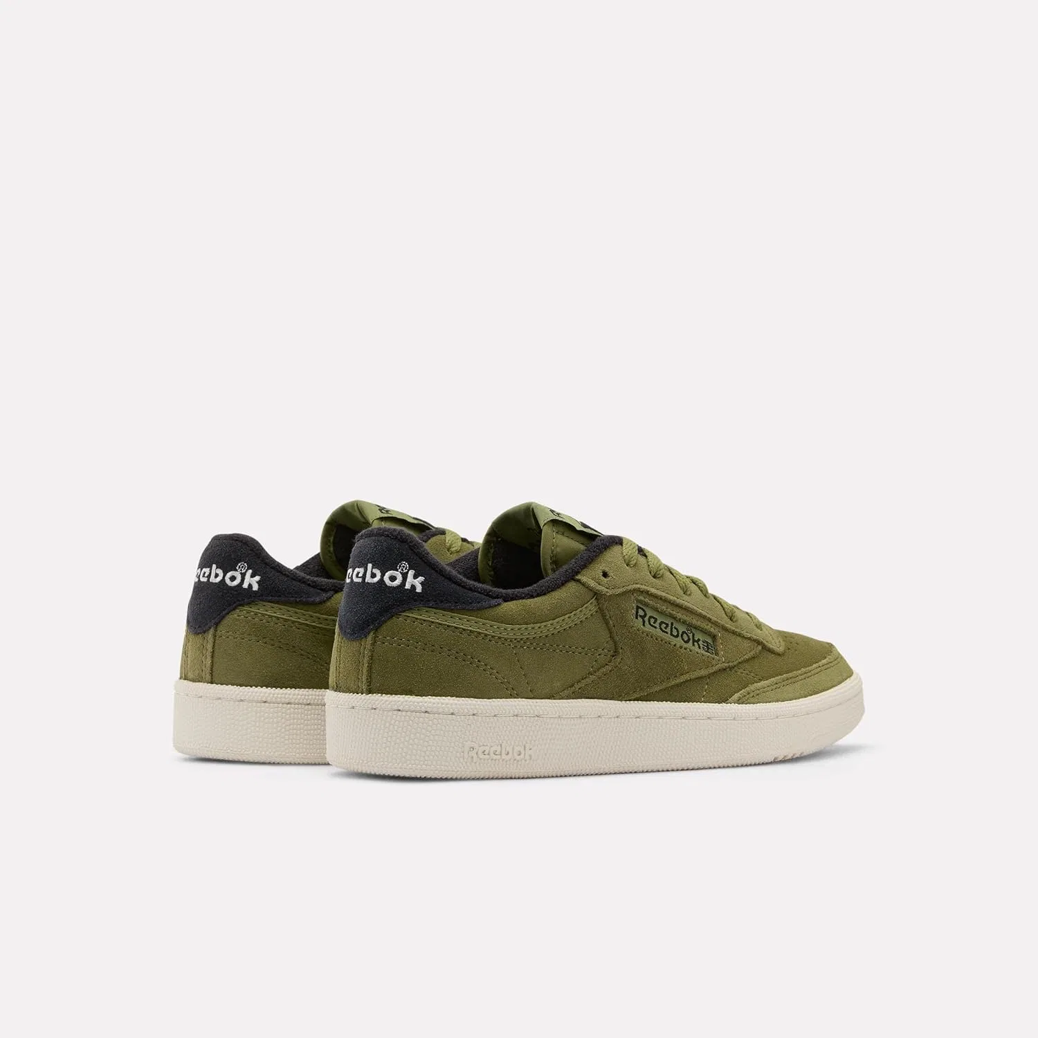 Кроссовки Reebok Unisex Club C 85 Vintage, Grittygreen Black Chalk — фото 4