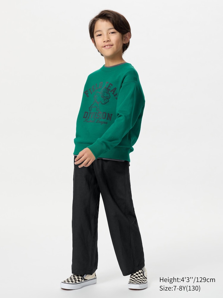 

Широкие брюки из льняной смеси Uniqlo, цвет 09 черный