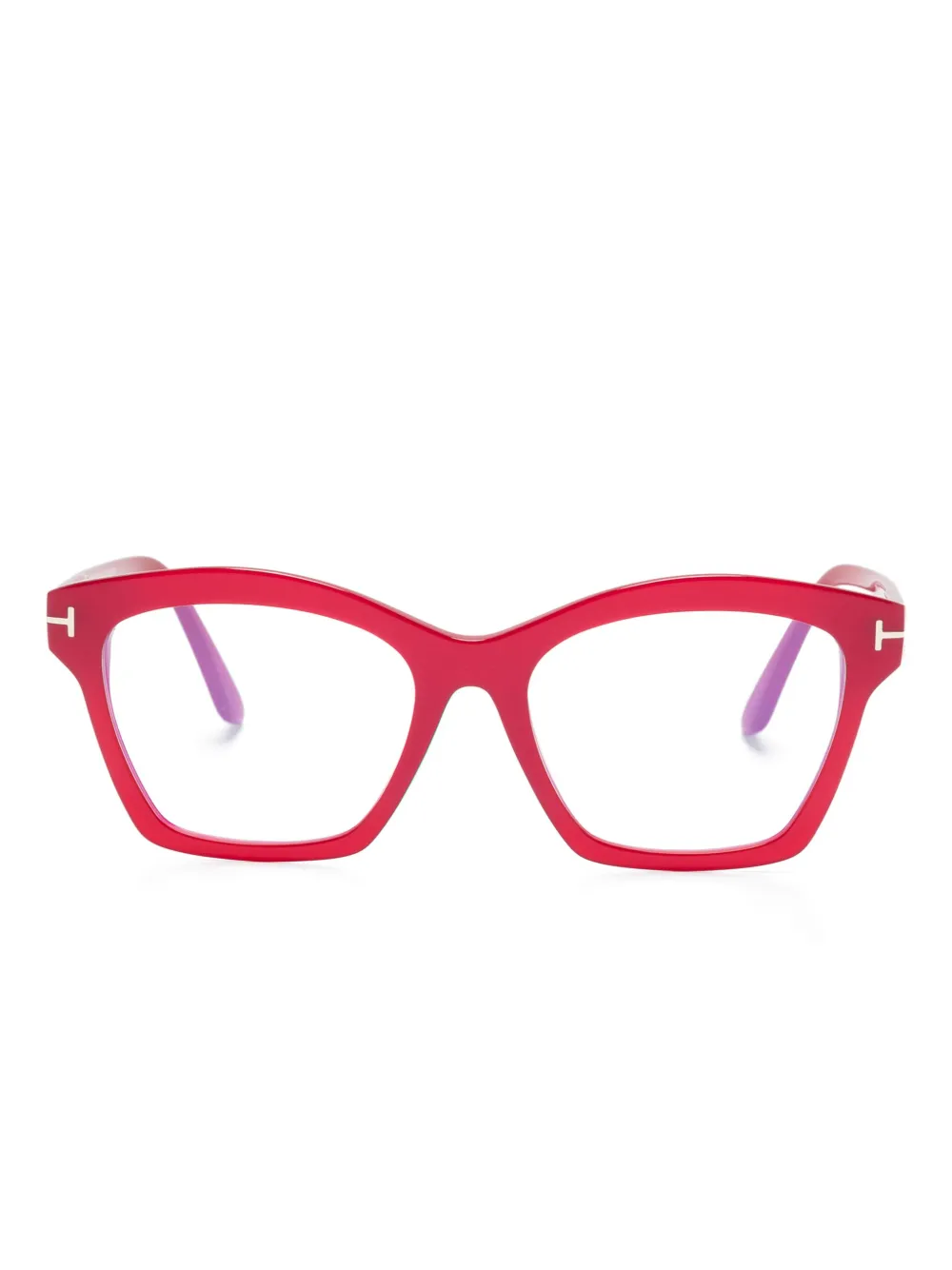 

Очки в оправе 'бабочка' TOM FORD Eyewear, красный