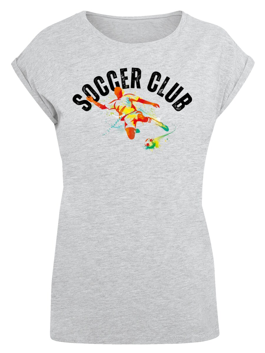

Рубашка F4NT4STIC Soccer Club Sport Fan Artwork, светло-серый