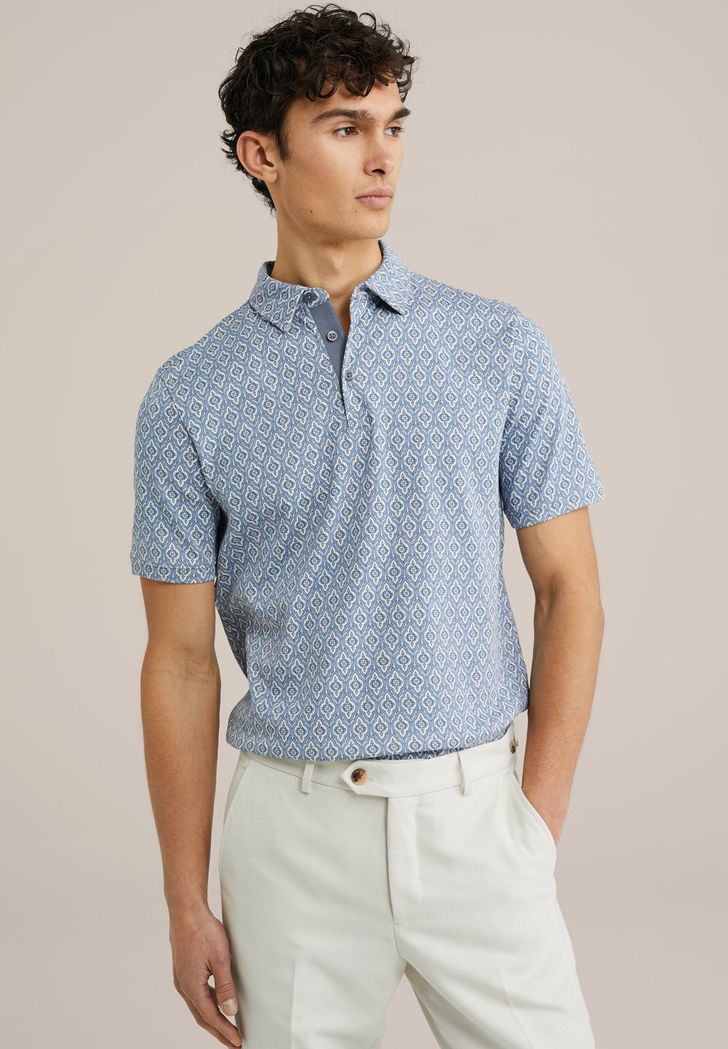 

Рубашка поло WE Fashion, синий