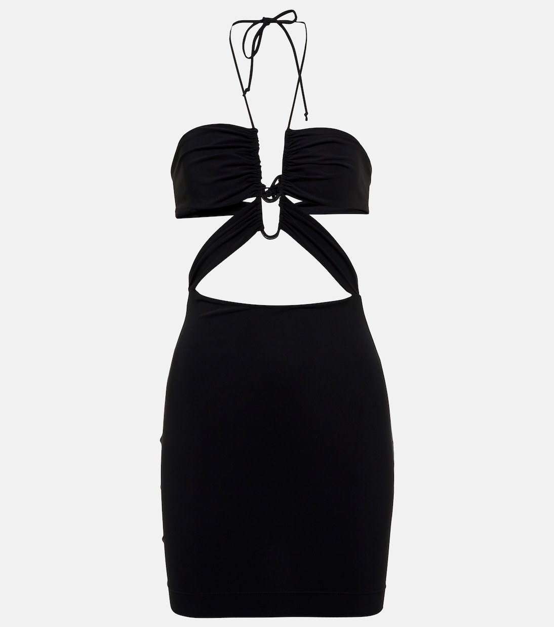 

Мини-платье с халтернеем Nensi Dojaka, черный